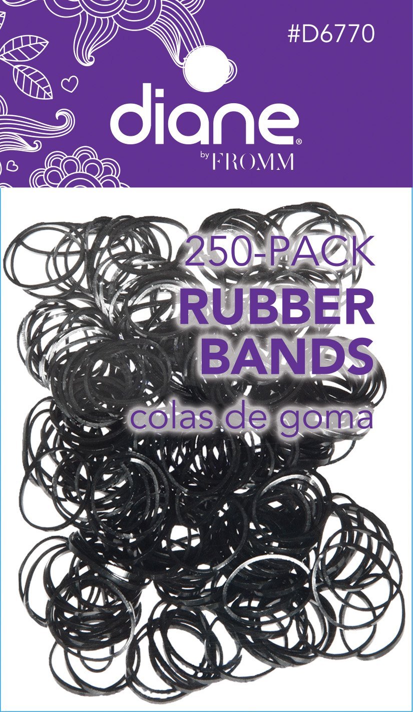 Rubber Bands Black 250-Pack, 250-CT RUBBER BANDS BLACK by Mebco