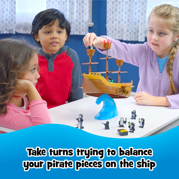 Don’t Rock the Boat Board Game - Kids Games, Family Games for Kids and Adults, Board Games for Family Night, Multi-Player Board Games, Builds Hand &amp; Eye Coordination, Balancing Toy, Ages 5+