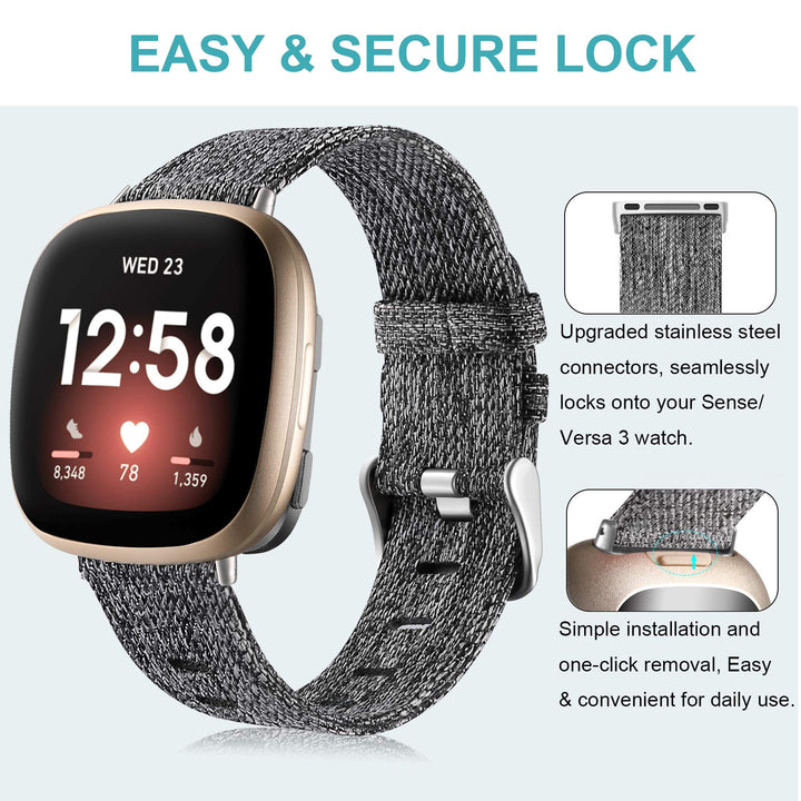 Maledan Compatible with Fitbit Sense and Sense 2 and Ve
