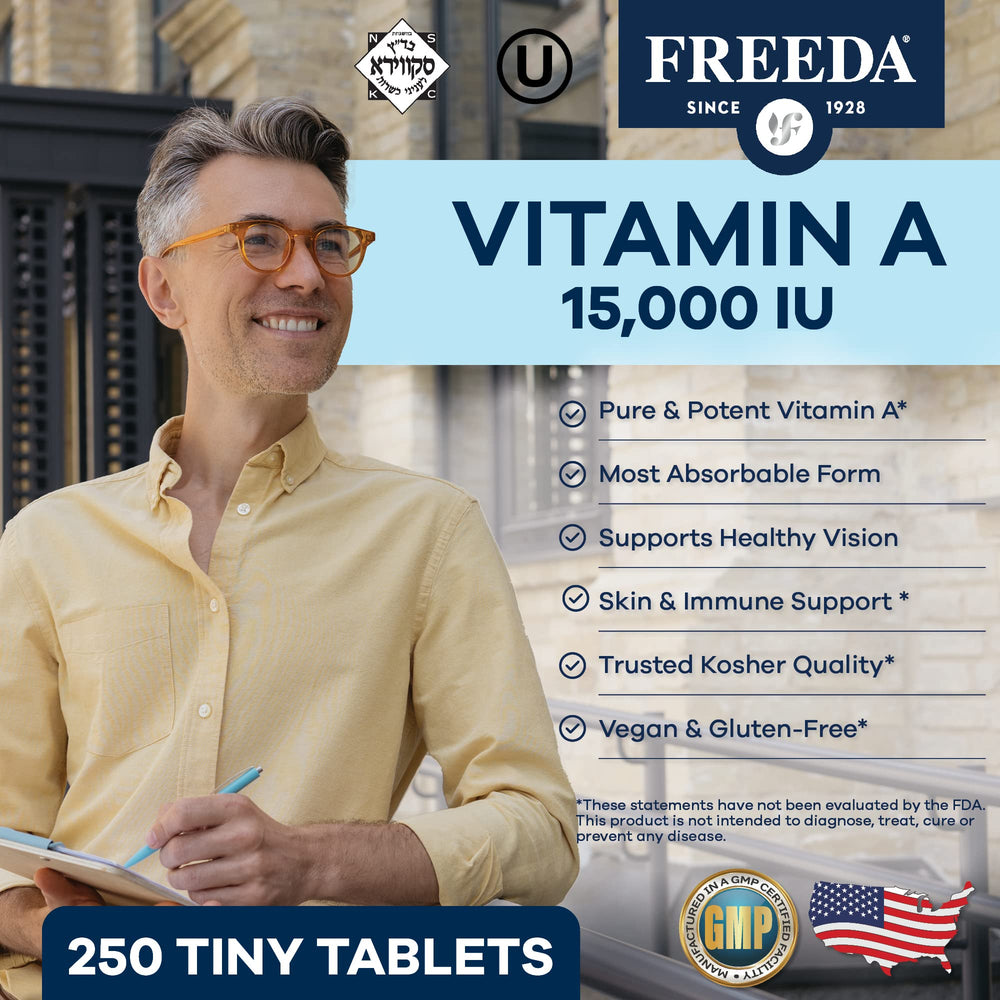 Freeda Kosher Vitamin A Palmitate - Retinyl Palmitate P