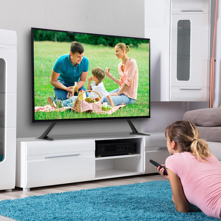 WALI Universal TV Stand 55 inch TV, TV Stand Mount for 