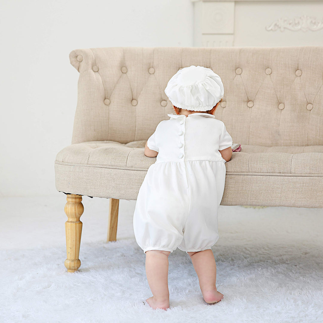 Glamulice Infant Baby Boy Christening Baptism Outfit Wh