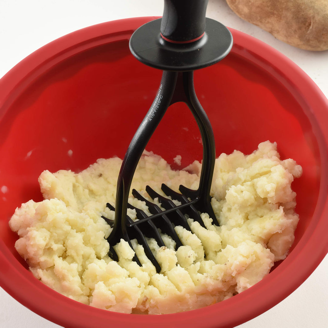 Norpro Black Nylon 11 Inch Potato Masher, 3.75 x 3.5 x 