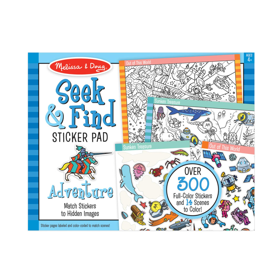 Seek & Find Sticker Pad,4+ years - Adventure
