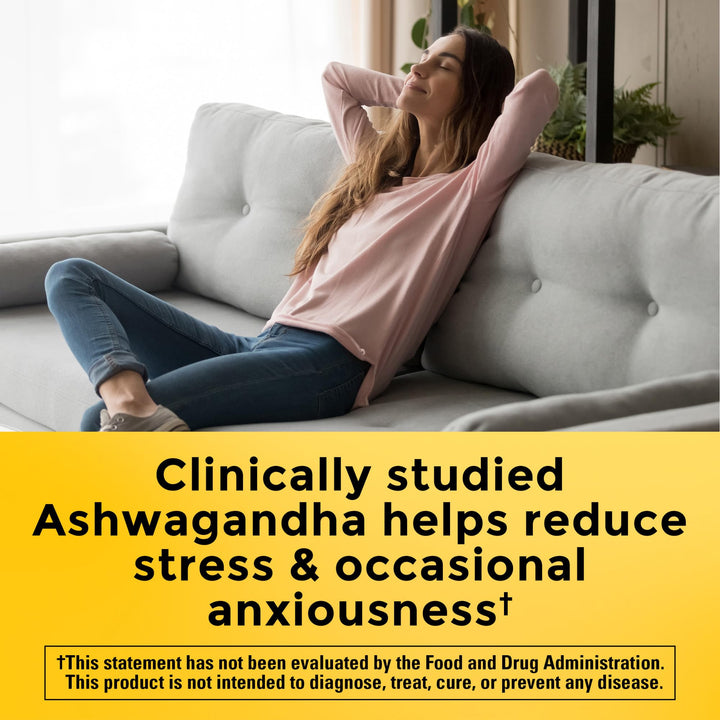 Nature Made Ashwagandha Capsules 125mg for Stress Suppo