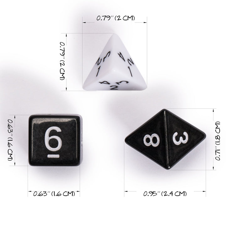 Polyhedral Dice - Set of 126 Multi-Colored Dice for Role Playing Games (RPG), DND, MTG, and Other Dice Games