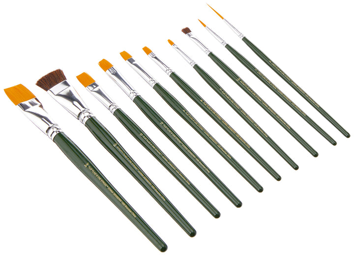 FolkArt One Stroke One Stroke Brush Set, 1059 (10-Pack)