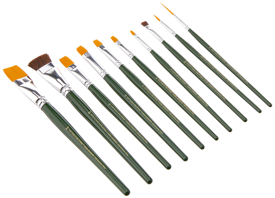 FolkArt One Stroke One Stroke Brush Set, 1059 (10-Pack)
