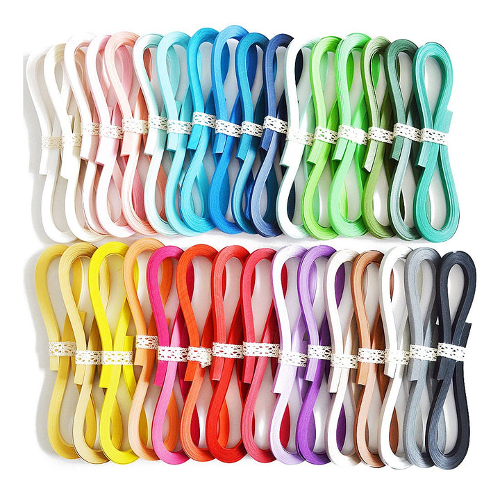 Quilling Strips Set by Tant Paper 32 Colors and 1280 Strips Total Paper Width 1.5mm(0.06 in)