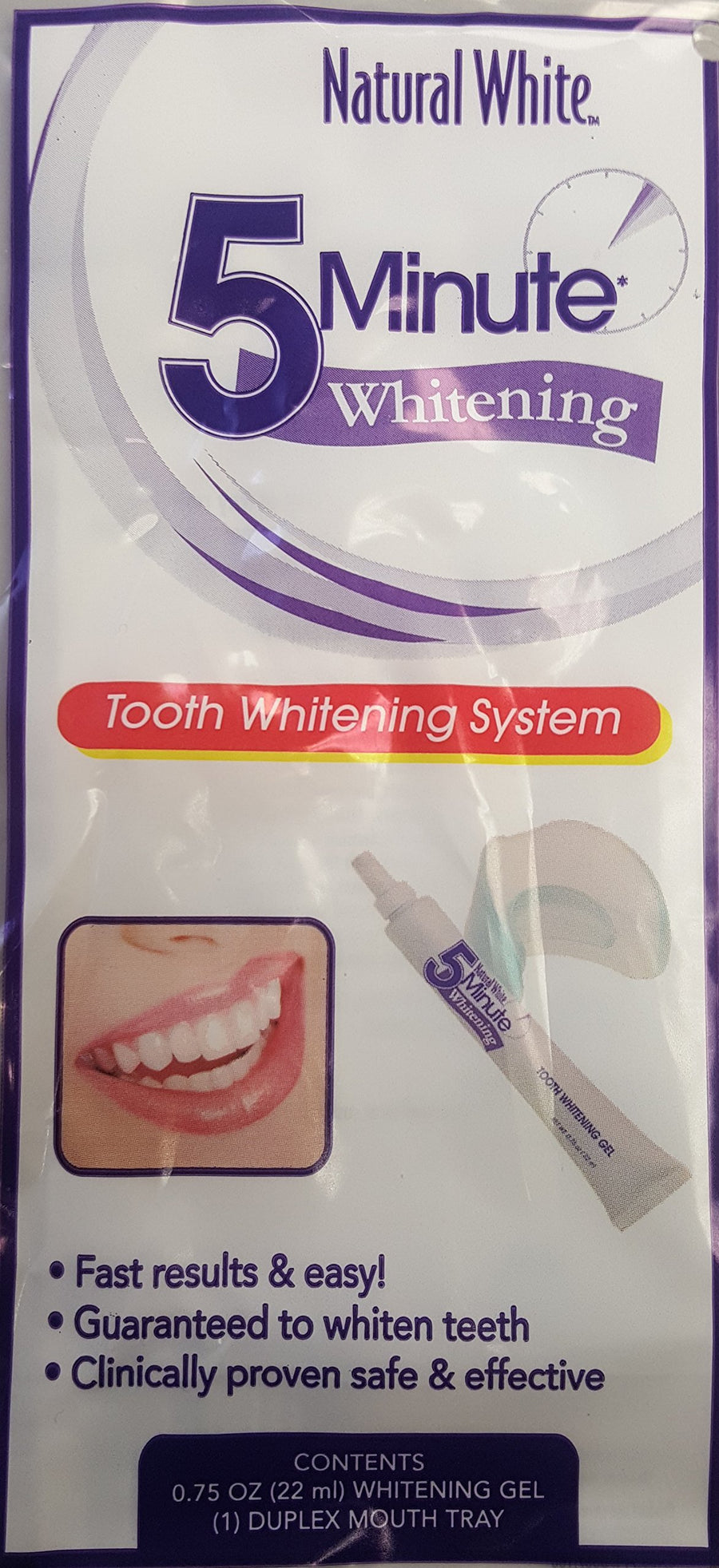 Natural White 5 Minute Tooth Whitening System - Gel &am