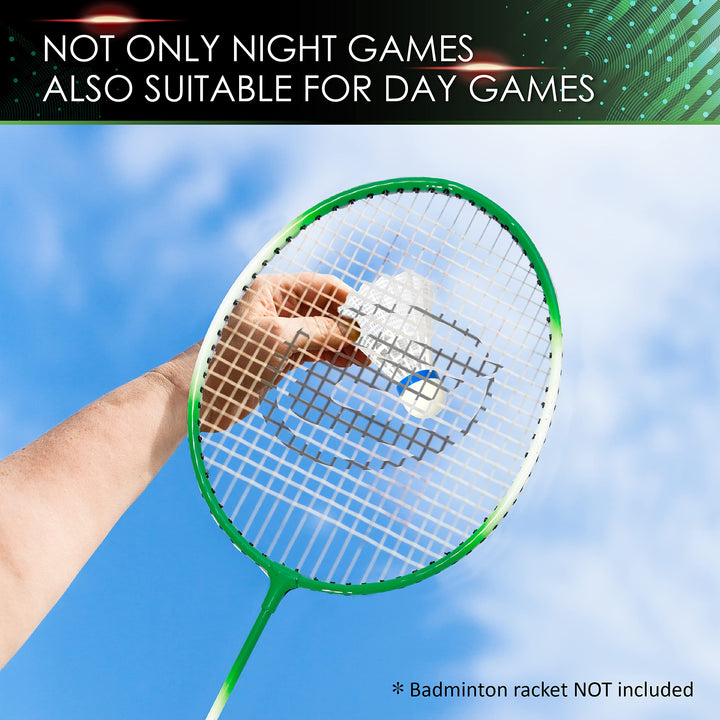 E-Jet LED Badminton Shuttlecocks, Badminton Birdies 4pc