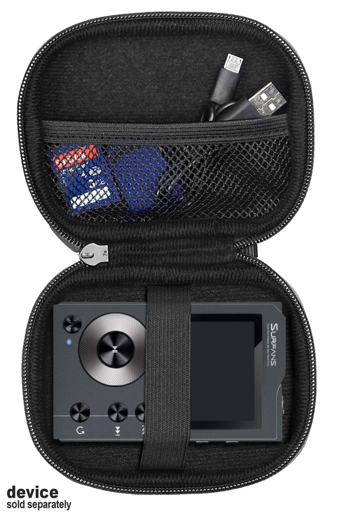 Wgear Music Player Case compatible with AGPTEK H01, H3, AGPTEK IMP HiFi 16GB MP3, Surfans F20 HiFi MP3 Player