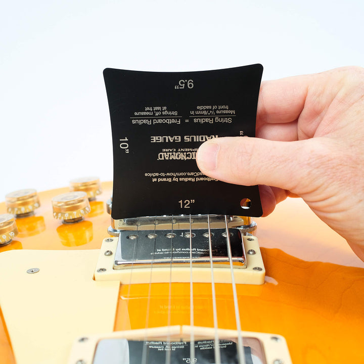 MusicNomad Precision Fretboard and String Radius Gauge 