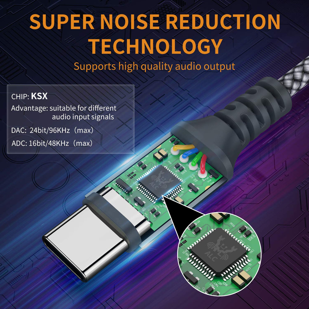 USB Type C to 3.5mm Female Adapter,USB C to Aux Audio D