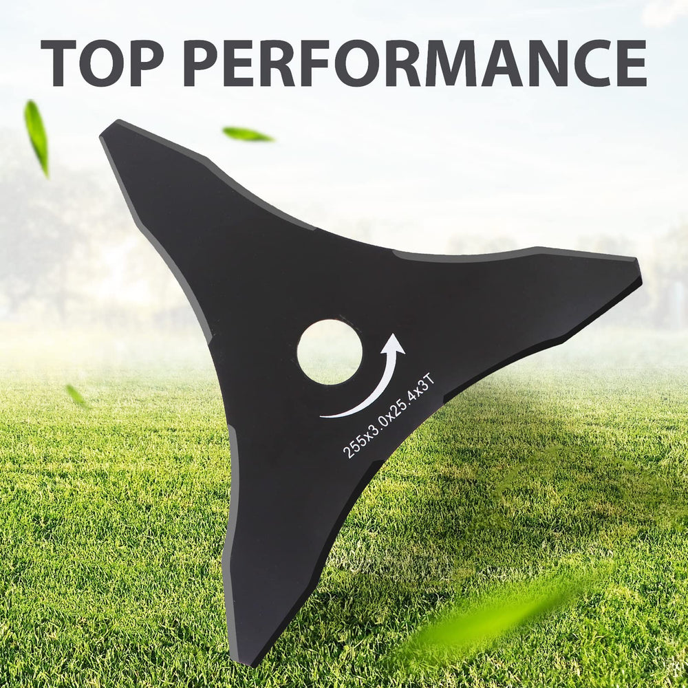 KIPA Brush Cutter Trimmer Blade Tungsten steel 10 Diameter 3 Teeth with 20mm arbor washer For Many Stihl Husqvarna Sears Echo Poluan Redmax Shindaiwa Weed eater Brusch Trimmer durable