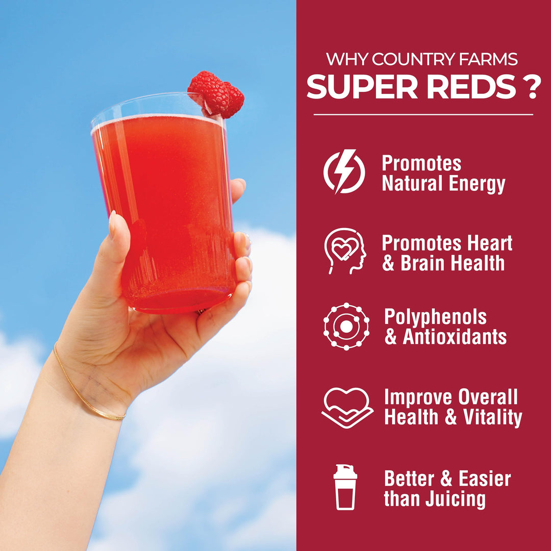 COUNTRY FARMS Super Reds, Energizing Polyphenol Superfo