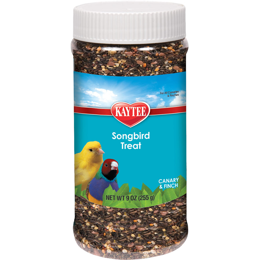 Songbird Treat Jar -- Canary & Finch 9 oz