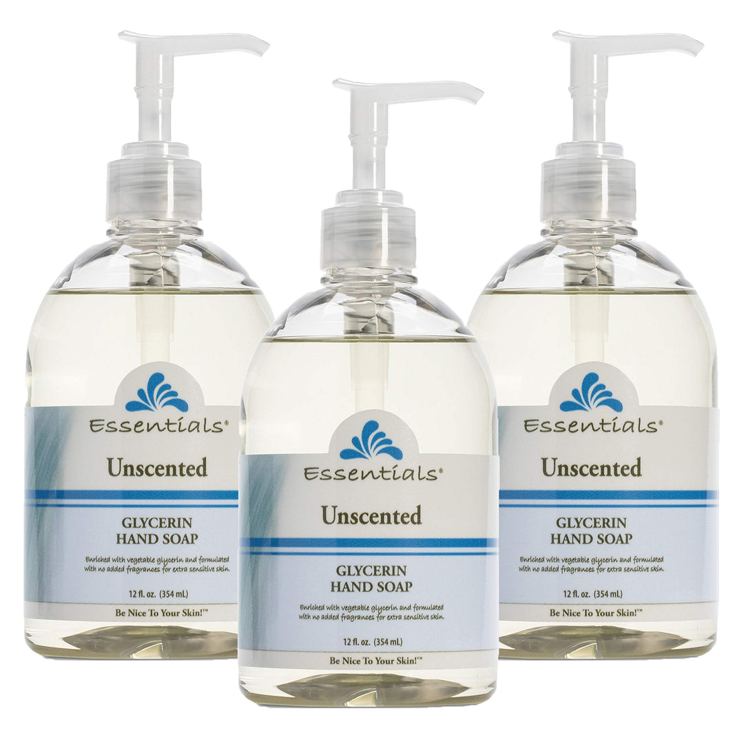 Liquid Hand Soap, Unscented, 3 Count