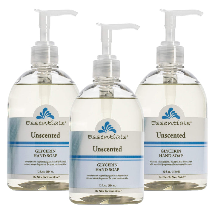 Liquid Hand Soap, Unscented, 3 Count