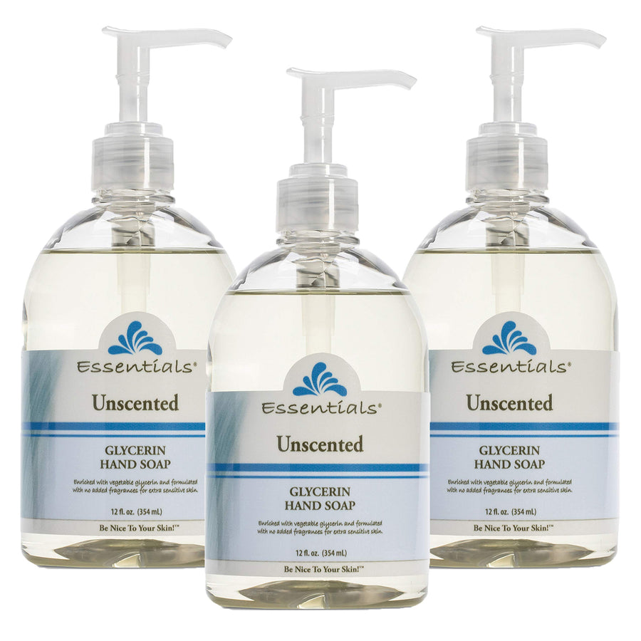 Liquid Hand Soap, Unscented, 3 Count