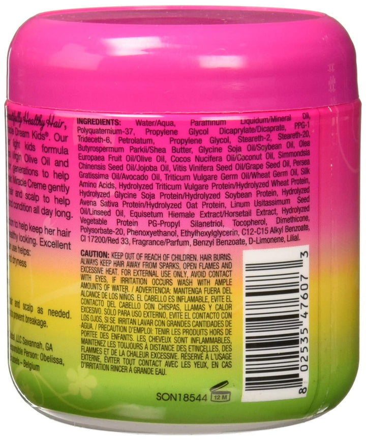 Dream Kids Olive Miracle Creme, 6 Ounce