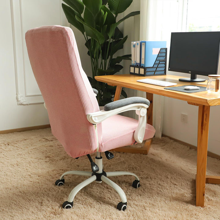 FORCHEER Office Chair Cover Water Resistant Pink Stretc