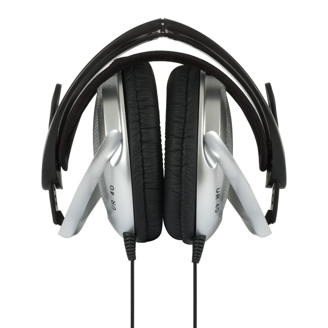 UR40 Wired Over The Ear Headphone Without Mic (Silver)
