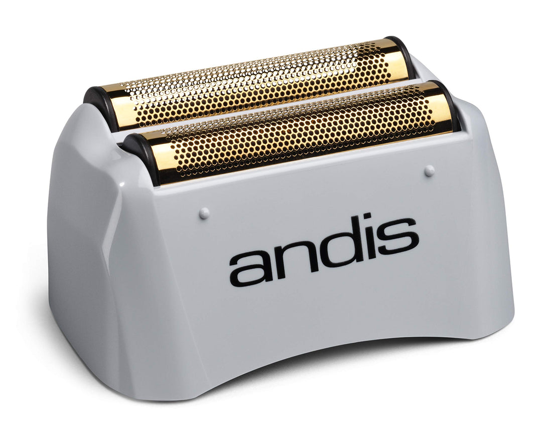 Andis 17160 Replacement Foil for Pro-Foil & Lithium Shaver - Super Soft Gold Titanium Cutters, Close & Smooth Cutting, Zero Finish with No Bumps/Irritation - Compatibles with Andis Models, Gray
