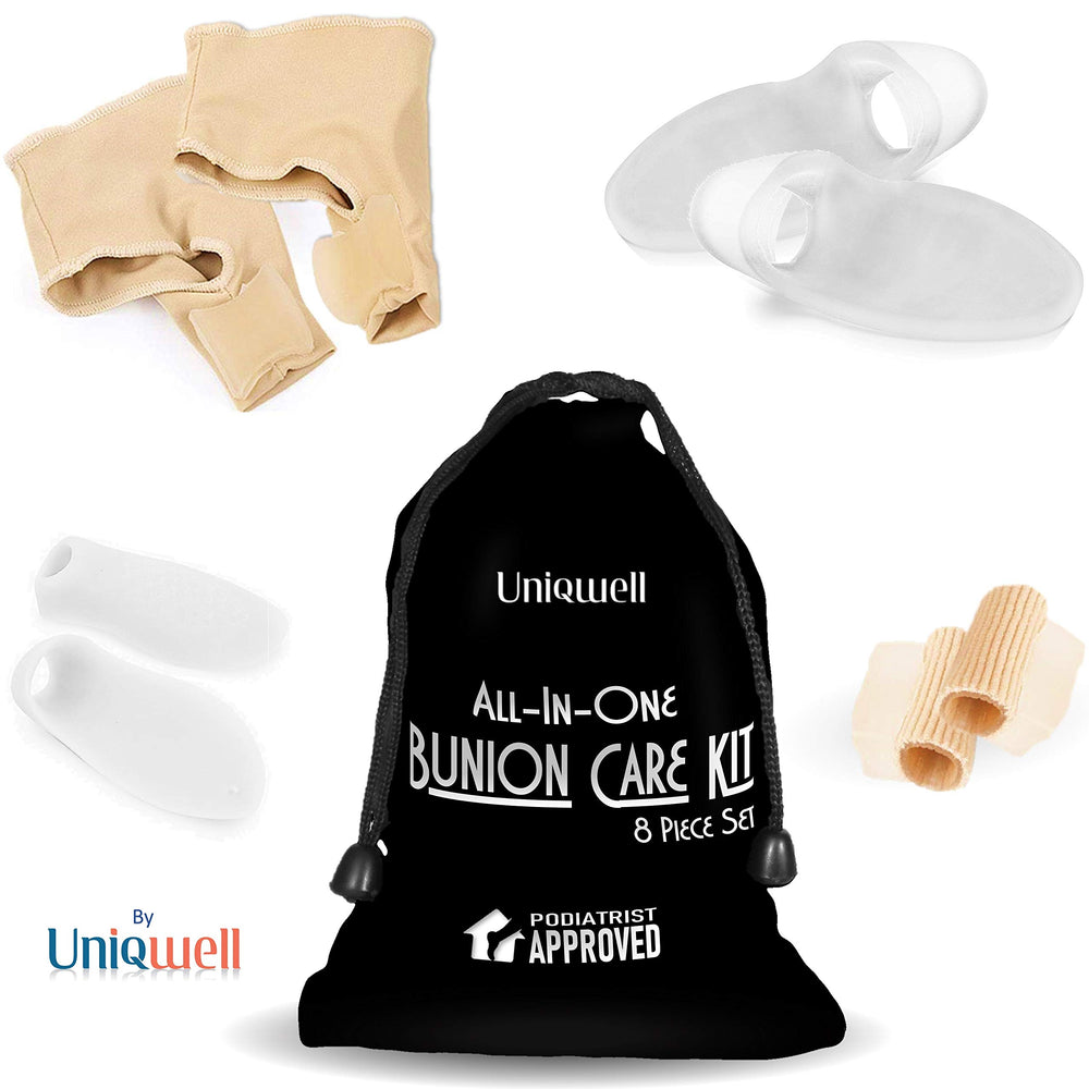 Bunion Corrector and Bunion Relief Kit - All in 1 Orthopedic Bunion Correctors & Toe Spacers Set - Women Sizes US 6-10