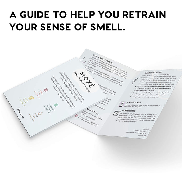 Smell Training Kit, Made in USA, 4 Essential Oils, Olfactory Regeneration, Helps Restore Sense of Smell, Natural Therapy for Smell Loss (Phase 1)