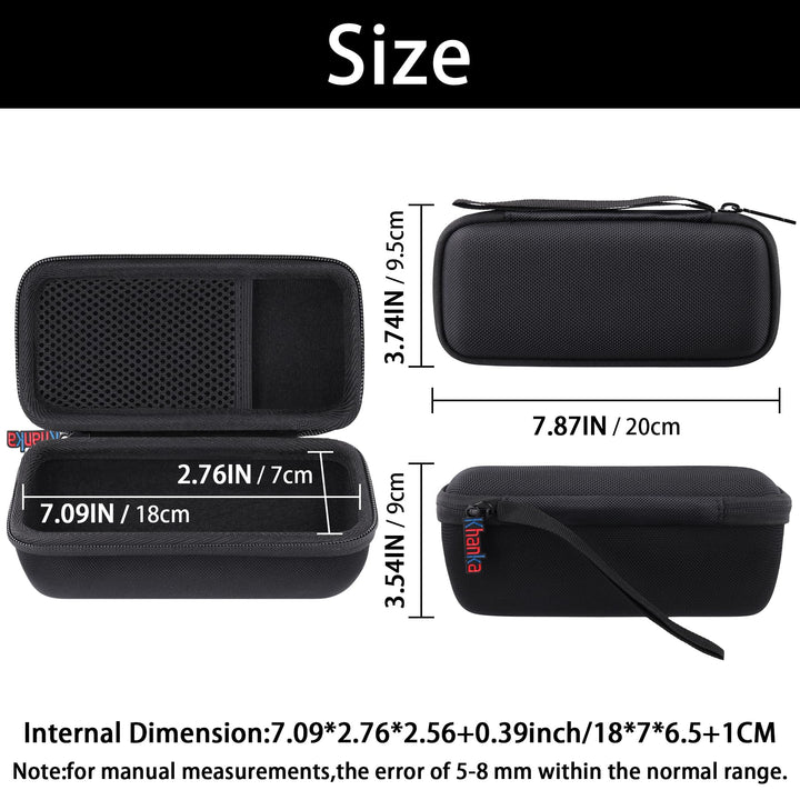 Hard Travel Case Replacement for Sonos Roam 2 / Sonos Roam/Roam SL Portable Smart Bluetooth Speaker (Inside Black)