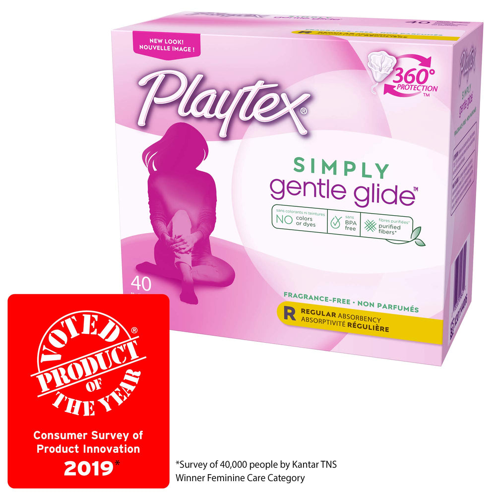 Playtex Gentle Glide Tampons with Triple Layer Protecti