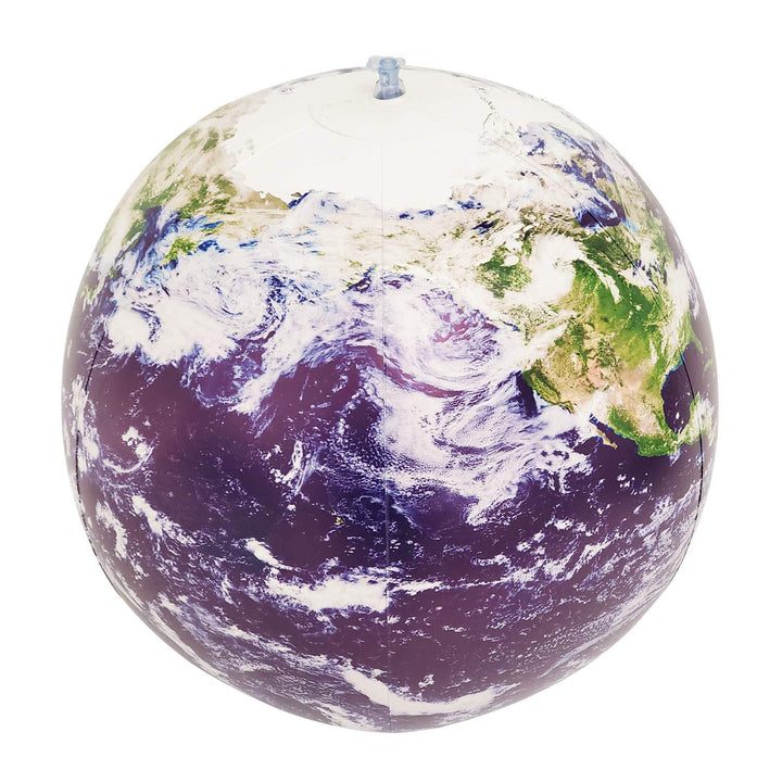 Earthball, Inflatable Earth Globe from satellite images, Glow in the Dark Cities