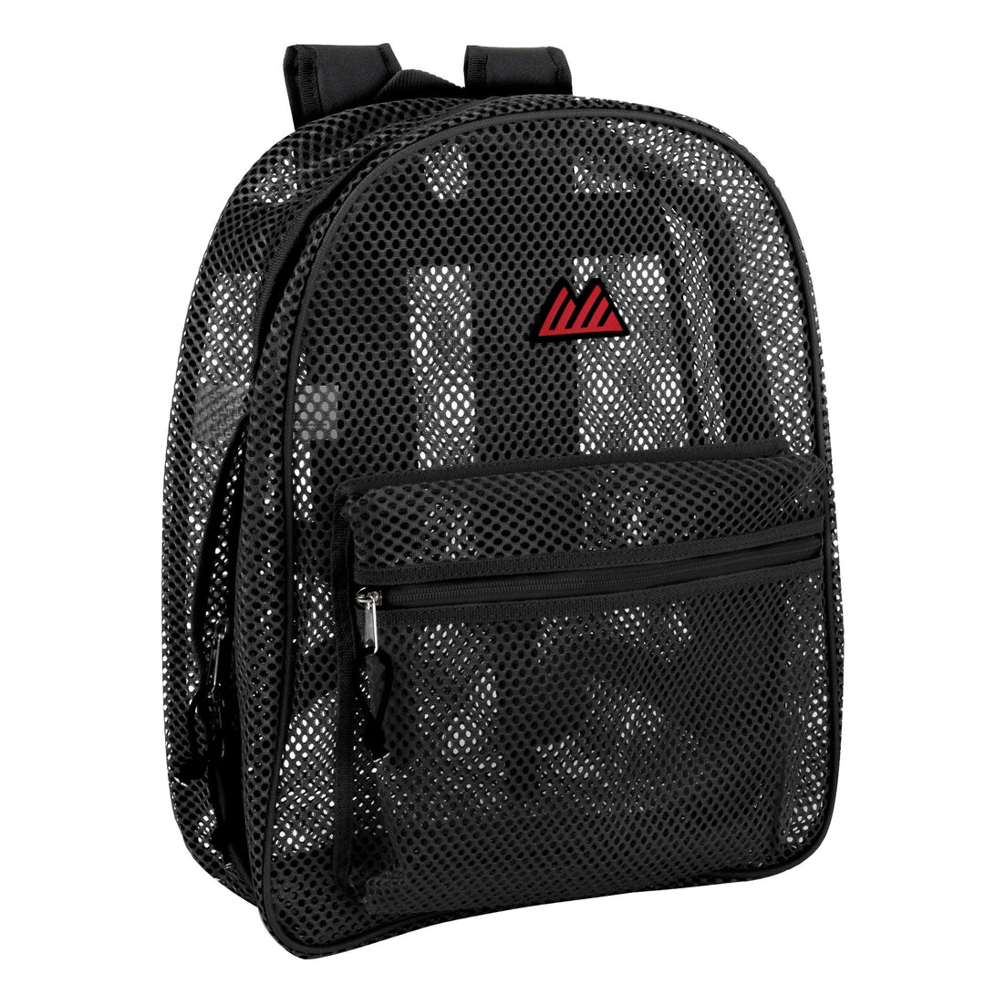 Mesh Backpacks for Kids, Adults, School, Beach, and Travel, Colorful Transparent Mesh Backpacks with Padded Straps