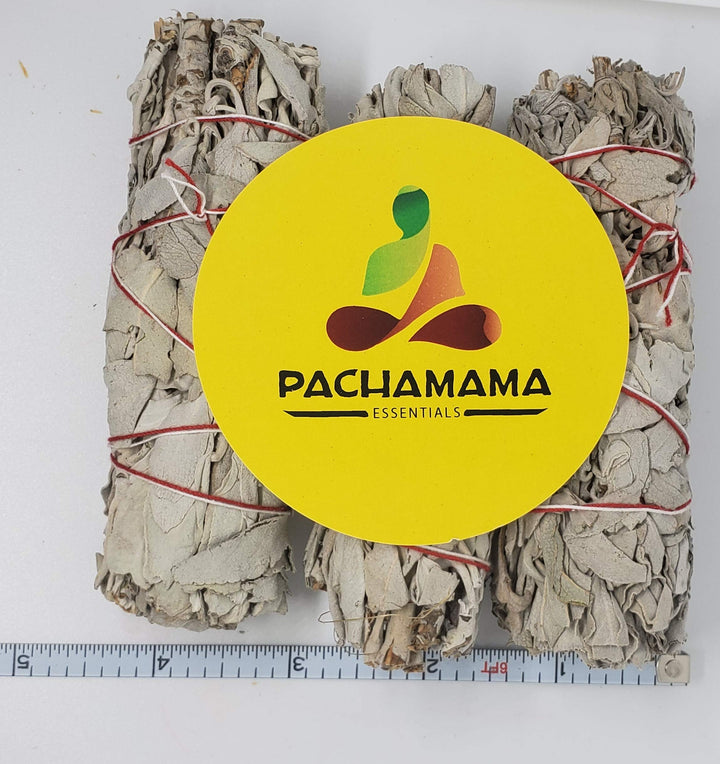 Organic California White Sage Smudge Bundles Sticks 4-5