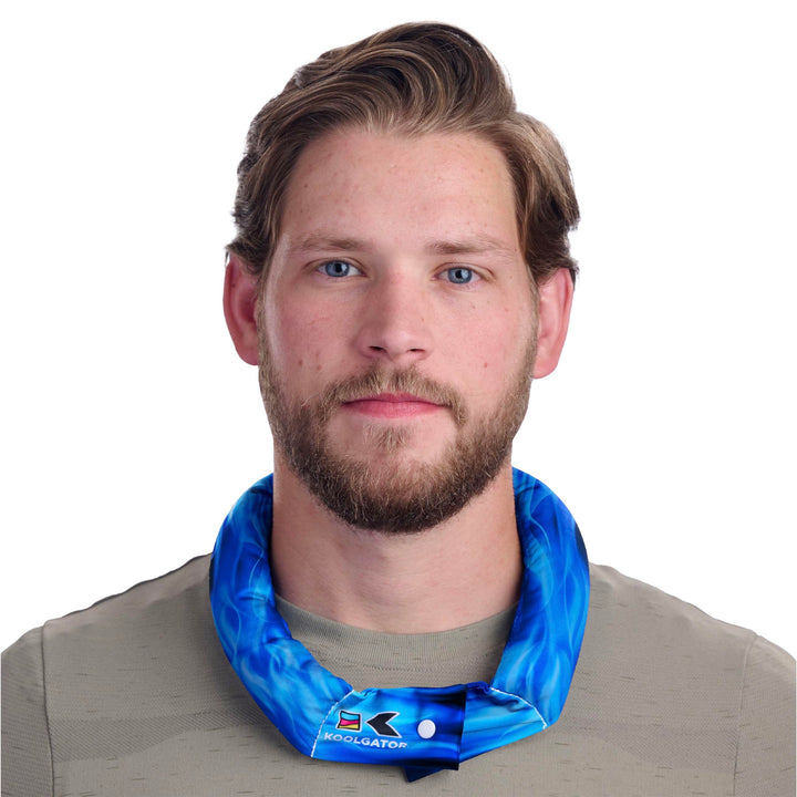 KOOLGATOR Evaporative Cooling Neck Wrap - Keep Cool in 