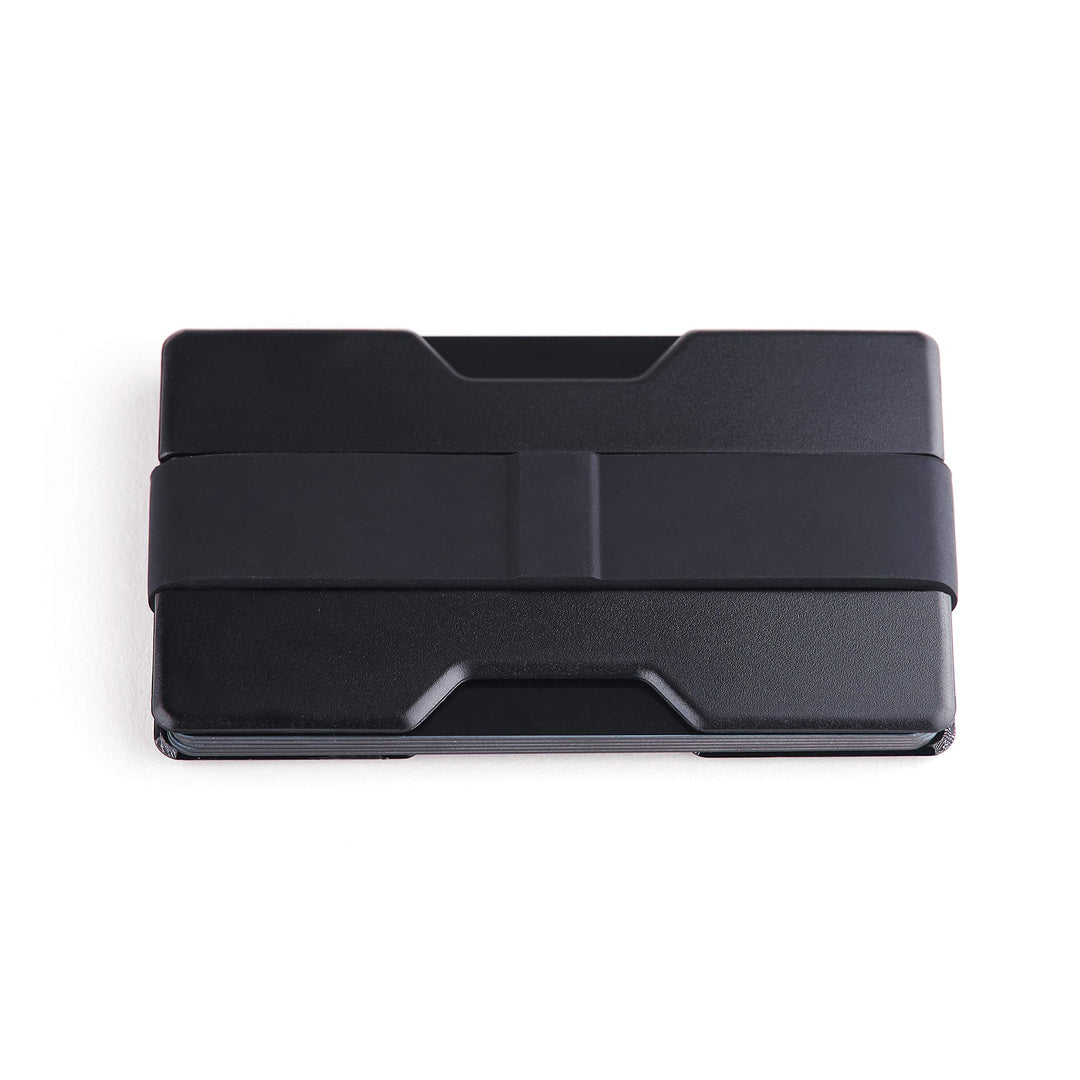 Radix One Slim Wallet (Smoke/Black) - Minimalist Ultralight Thin Polycarbonate Money Clip