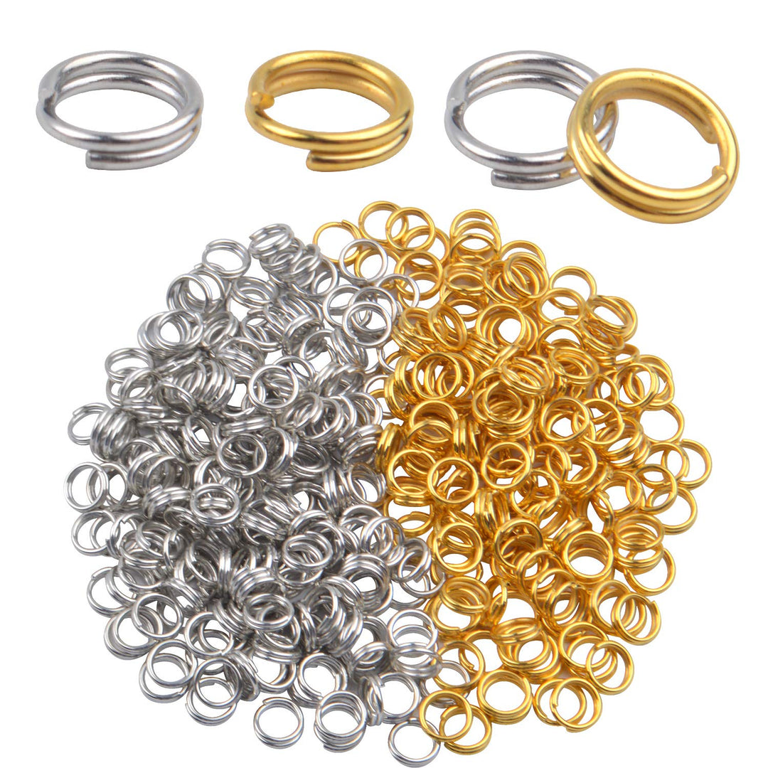 Aylifu 6mm Split Rings, 600 Pieces Small Split Key Ring