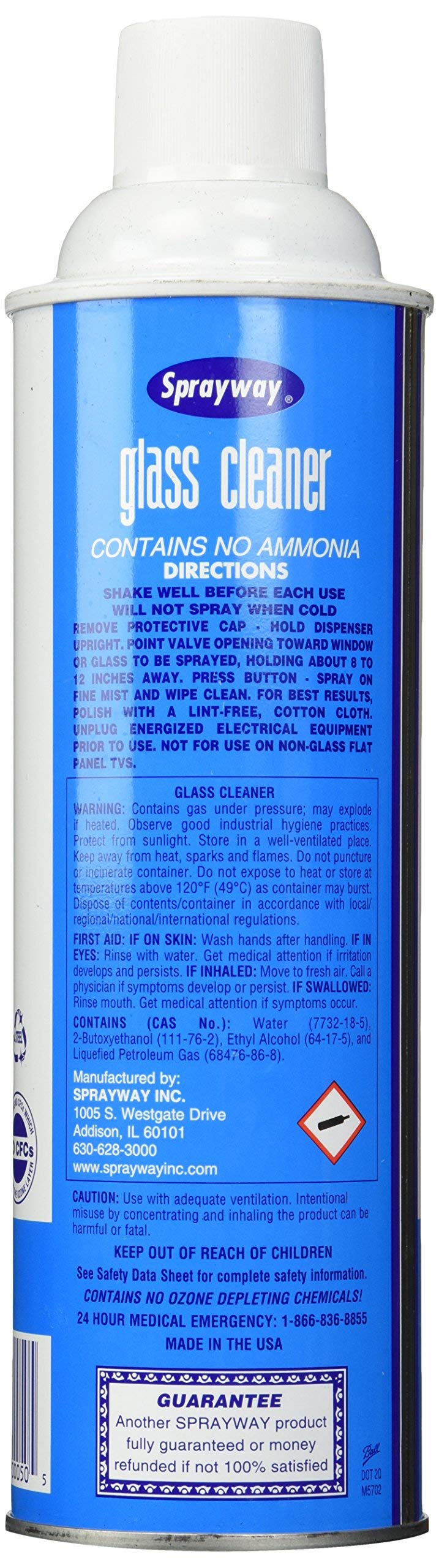 Sprayway Glass Cleaner 19 Oz 1 Pack (Packaging May Vary