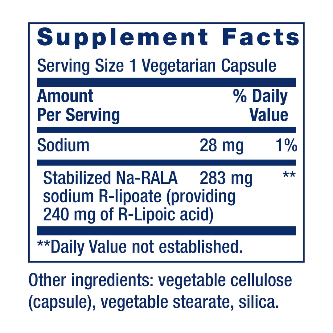 Super R-Lipoic Acid, 240mg, 60 Count