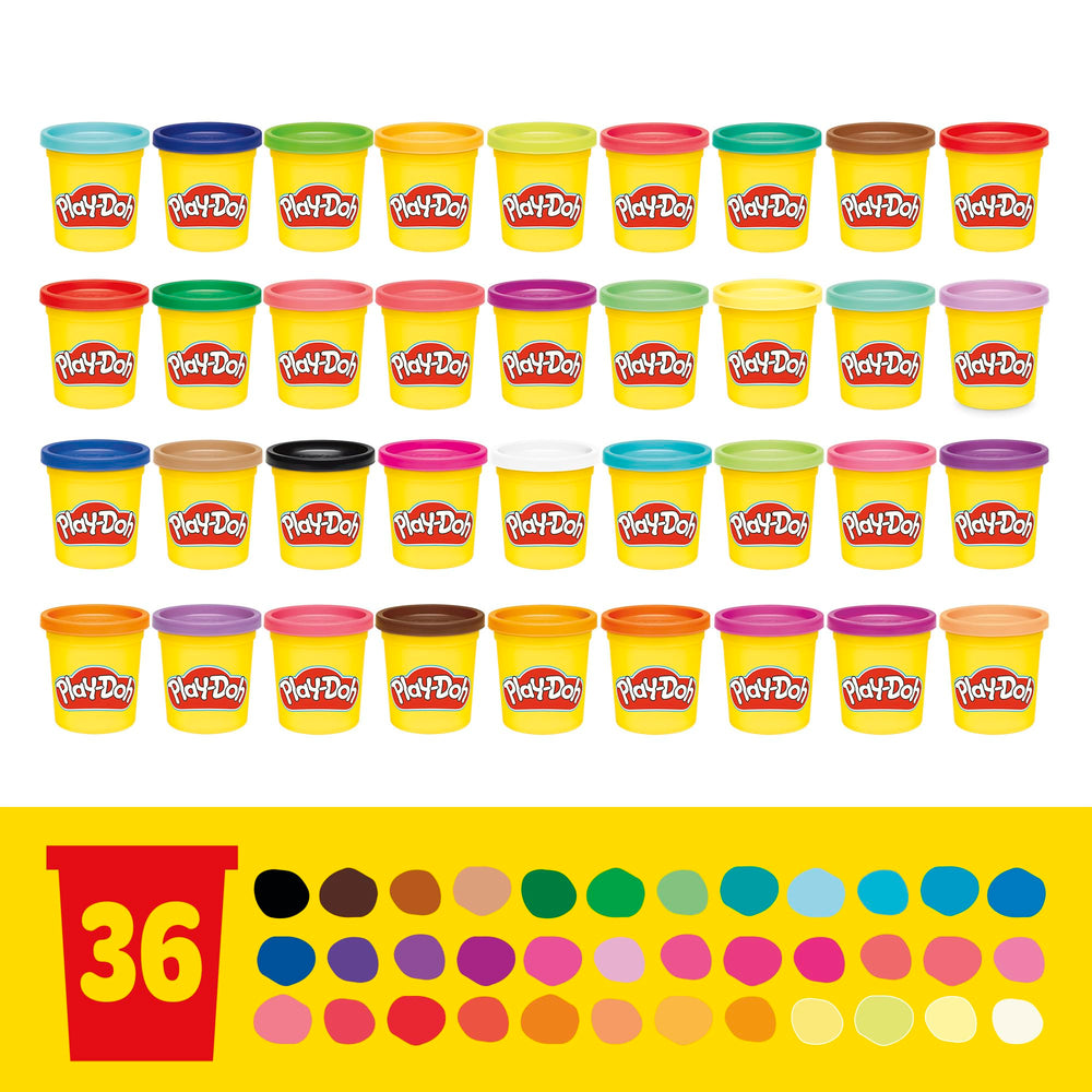 Play-Doh Modeling Compound 36-Pack Case of Colors, Non-