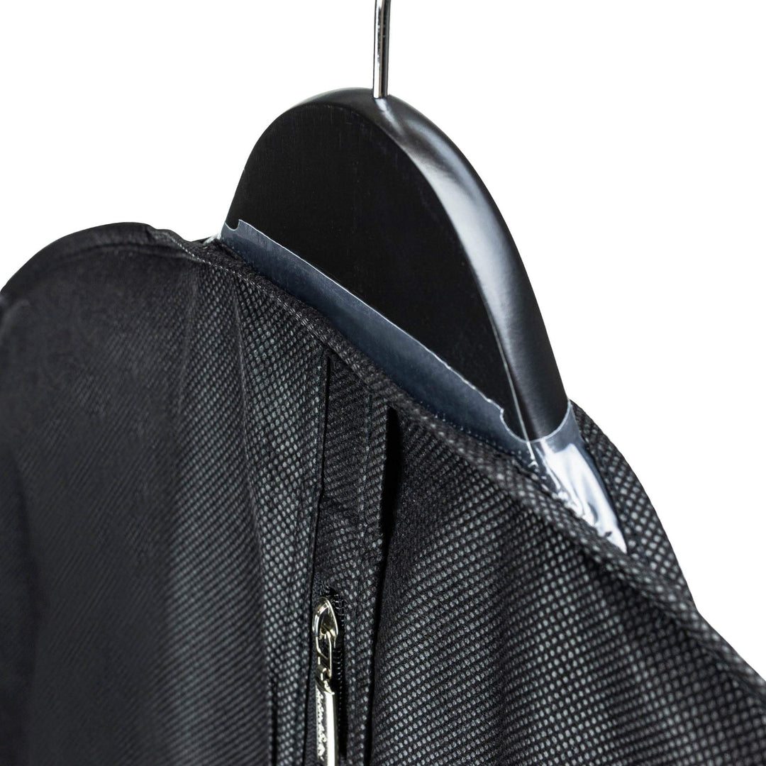 40inch Hanging Suit Garment Bag Travel Carrier Clothes Cover with Handles, Acid Free Breathable Dust Proof Material (1 Pack, Black)