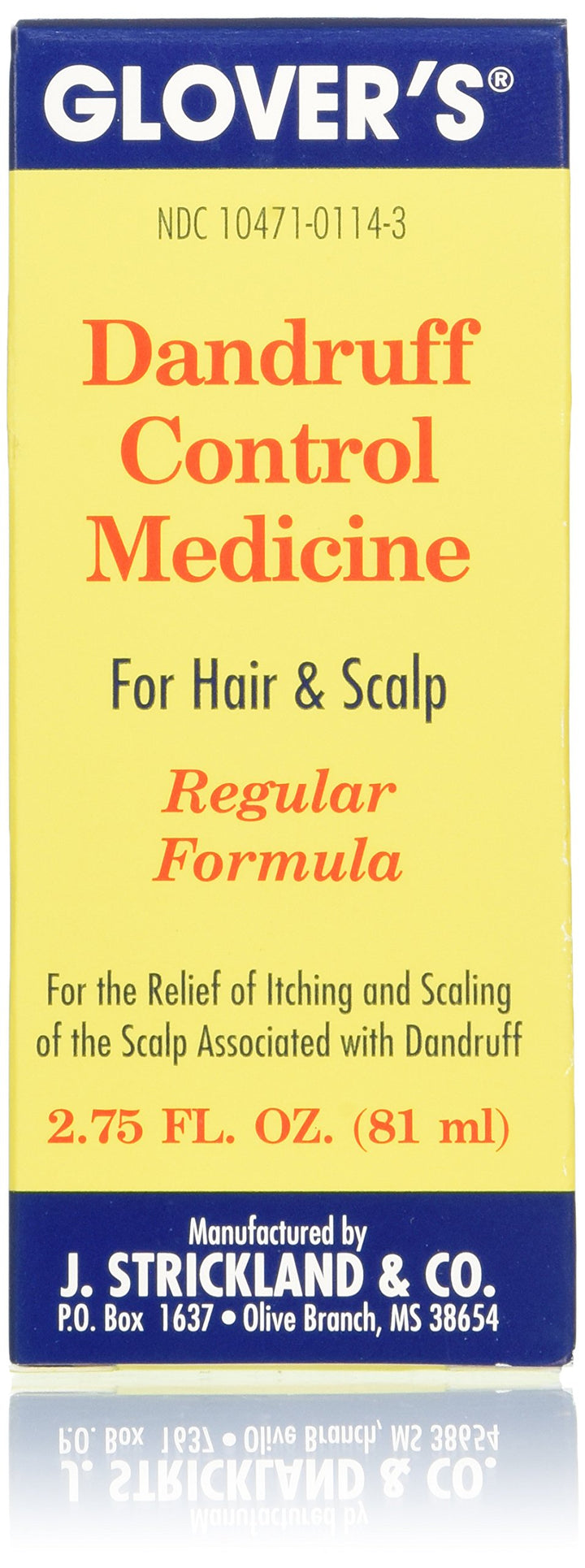 Glovers Dandruff Control Medicine Regular Formula 2.75 oz