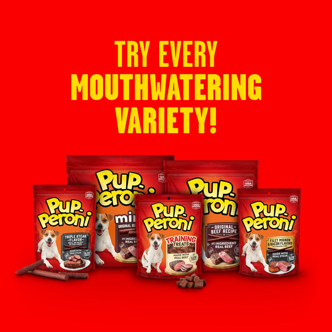 Training Dog Treats, Original Beef Flavor, 5.6 Ounce (Pack of 8), Made with Real Beef, Bite Size Rewards