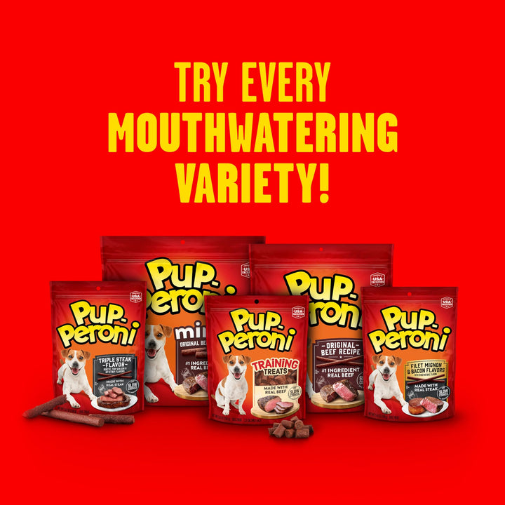 Training Dog Treats, Original Beef Flavor, 5.6 Ounce (Pack of 8), Made with Real Beef, Bite Size Rewards