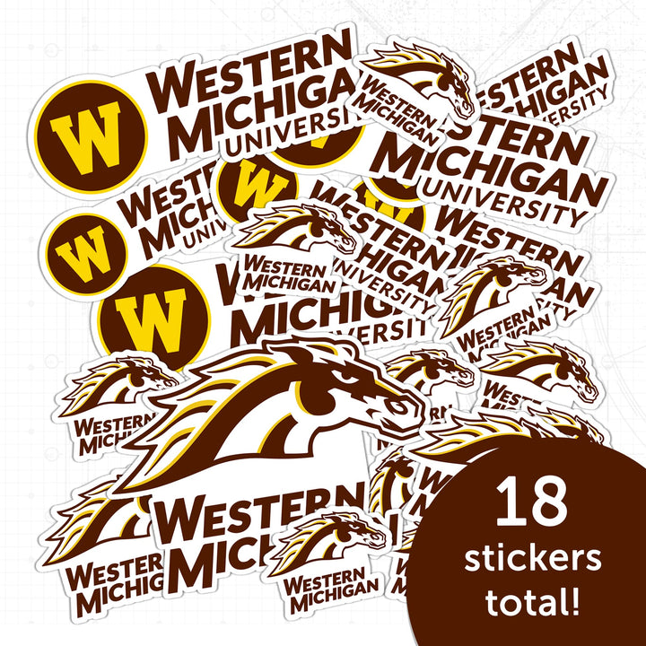 Desert Cactus Western Michigan University Sticker Bronc