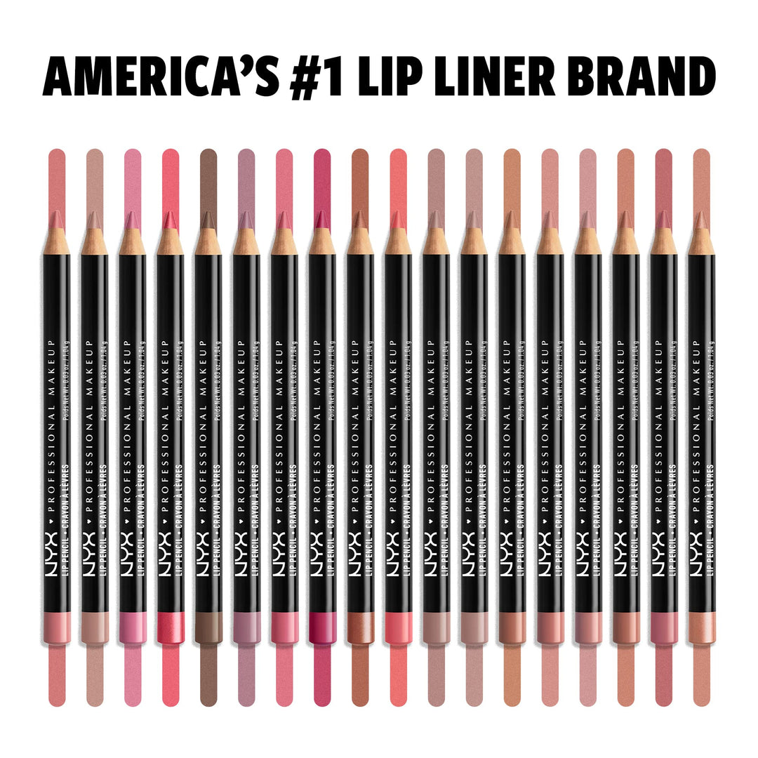 Slim Lip Pencil, Long-Lasting Creamy Lip Liner - Sand Pink