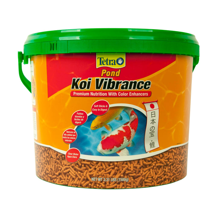 Pond Koi Vibrance, Soft Sticks, Easy to Digest Floating Pond Food, 3.31 lbs