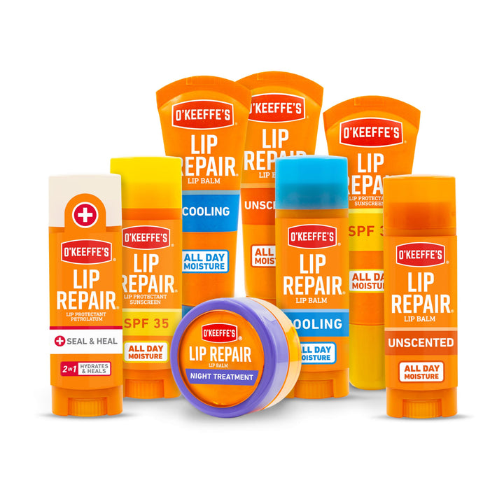 O&#39;Keeffe&#39;s Unscented Lip Repair Lip Balm for Dry, Cracked Lips, Stick, (Pack of 1)