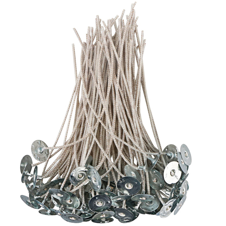 EUPNHY CD Series Candle Wicks for Soy Candles,100pcs CD 8 6 Pretabbed Wicks,Cotton & Paper Wicks for Candle Making.